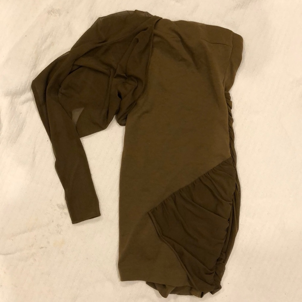 Zara one shoulder dress